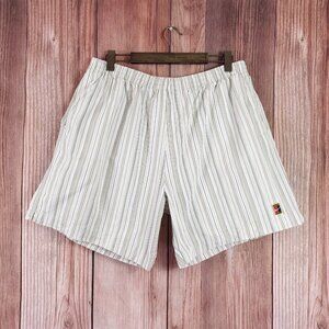 Vintage Nike Mens XL Challenge Court Tennis Shorts Striped Sampras Agassi Cotton